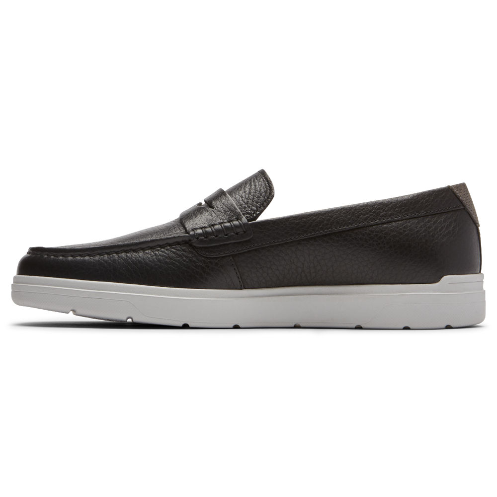 Mocassins Rockport Homem Pretas - Total Motion Lite Penny - 59678AGSN